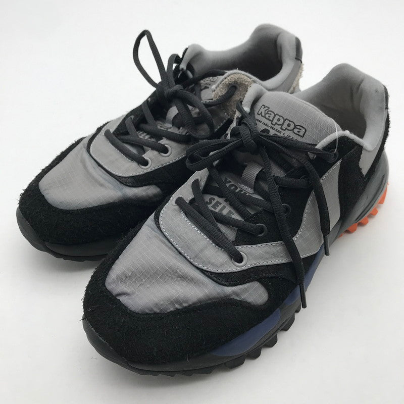【中古品】【メンズ】 Kappa×A.Four Labs×P.A.M. カッパ×エーフォー×パム KPAQSMM55C-GR トリプルコラボ スニーカー 靴 ※汚れ有 163-261013-vt-88-fuzh サイズ：25.0cm カラー：グレー 万代Net店