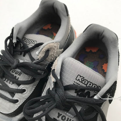 【中古品】【メンズ】 Kappa×A.Four Labs×P.A.M. カッパ×エーフォー×パム KPAQSMM55C-GR トリプルコラボ スニーカー 靴 ※汚れ有 163-261013-vt-88-fuzh サイズ：25.0cm カラー：グレー 万代Net店