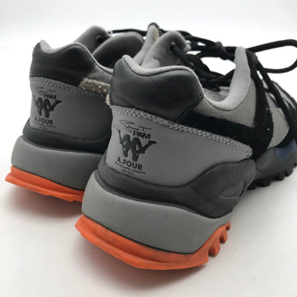 【中古品】【メンズ】 Kappa×A.Four Labs×P.A.M. カッパ×エーフォー×パム KPAQSMM55C-GR トリプルコラボ スニーカー 靴 ※汚れ有 163-261013-vt-88-fuzh サイズ：25.0cm カラー：グレー 万代Net店