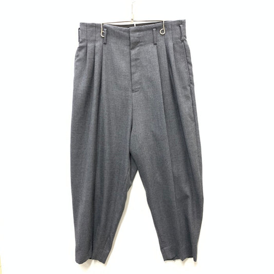 【中古品】【メンズ】 FUMITO GANRYU フミトガンリュウ FU10-PA-08 23AW MIXTURE SLACKS  ミクスチャースラックス パンツ ボトムス ブランド 古着 151-231123-151-231123-gm-16-fuz-fuz サイズ：2 カラー：グレー 万代Net店