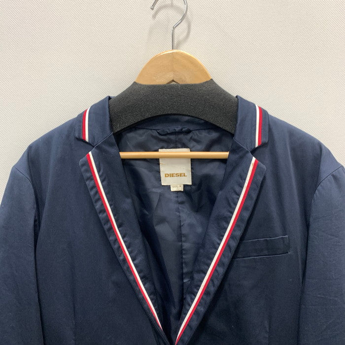 【中古品】【メンズ】 DIESEL ディーゼル ジャケット アウター ブランド 古着 141-240203-gm-32-fuz サイズ：M カラー：ネイビー 万代Net店