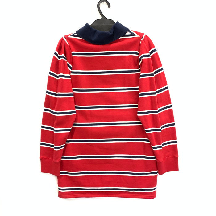 【中古美品】【レディース】 MOUSSY STUDIOWEAR ポロシャツチュニック 長袖 カットソー トップス ブランド 古着 171-240114-gm-5-fuz サイズ：F カラー：レッド 万代Net店