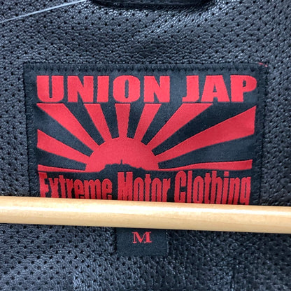 【中古品】【メンズ】 UNION JAP レザージャケット ゴートスキン アウター ブランド 古着 145-231209-gm-16-fuz サイズ：M カラー：ブラック 万代Net店