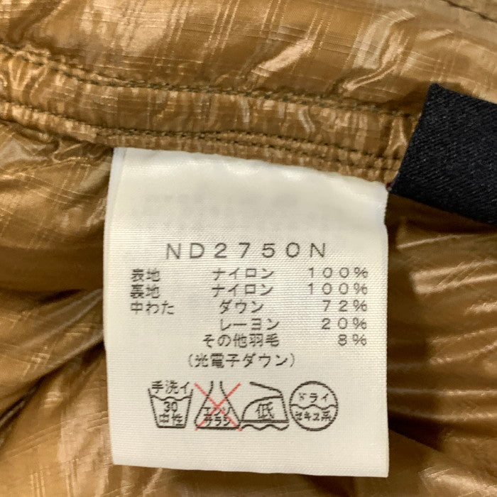 【中古品】【メンズ/レディース】 THE NORTH FACE ザ・ノースフェイス ND2750N PERTEX SIERRA PARKA シエラダウンパーカー アウター ブランド 古着 144-231209-gm-19-fuz サイズ：XS カラー：グリーン 万代Net店