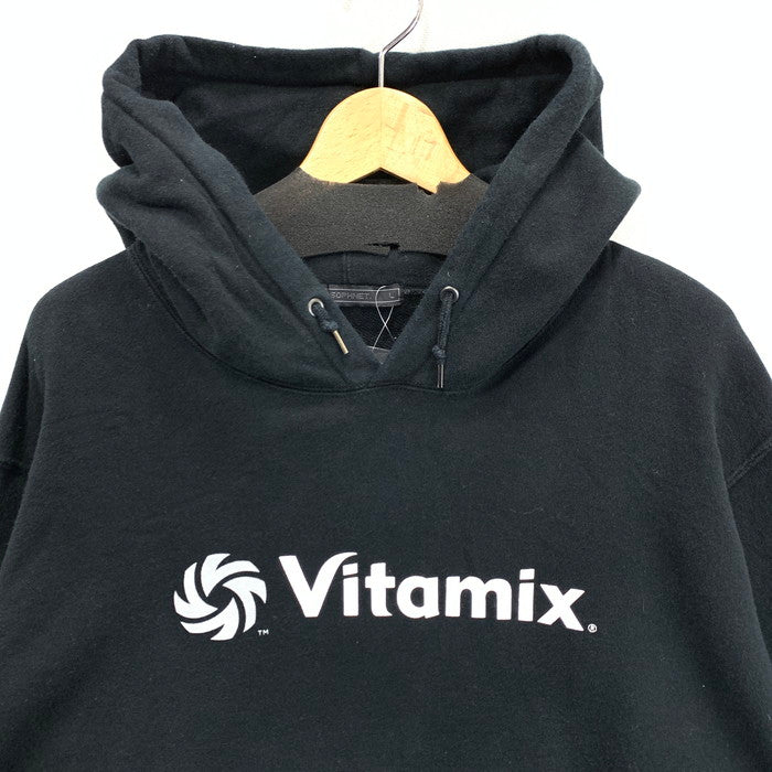 【中古品】【メンズ】 ソフネット VITAMIX パーカー フーディー トップス ブランド 古着 142-240103-gm-7-fuz サイズ：L カラー：ブラック 万代Net店