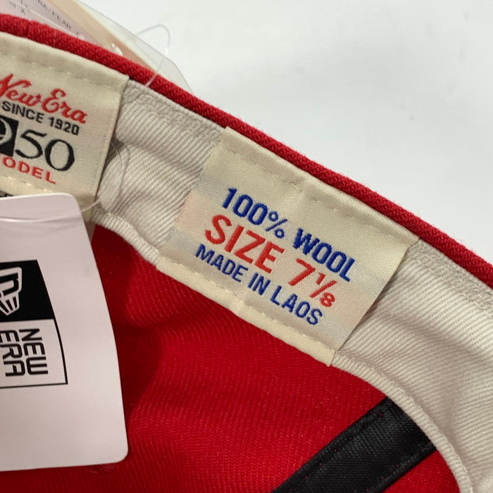 【中古美品】【メンズ】 NEW ERA ニューエラ FEAR OF GOD ESSENTIALS エッセンシャルズ 59FIFTY ミネソタ・ツインズ キャップ コラボ 帽子 185-231218-gm-34-fuz サイズ：7 1/8 (56.8cm) カラー：レッド 万代Net店