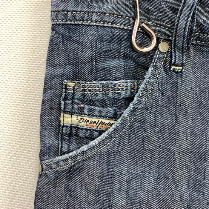 【中古品】【メンズ】 DIESEL ディーゼル USED加工 デニムパンツ ジーンズ ボトムス ブランド 古着 152-240212-gm-5-fuz サイズ：W28 カラー：インディゴ 万代Net店