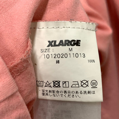 【中古品】【メンズ】 XLARGE エクストララージ 長袖Tシャツ カットソー トップス ブランド 古着 142-240210-gm-29-fuz サイズ：M カラー：ピンク 万代Net店