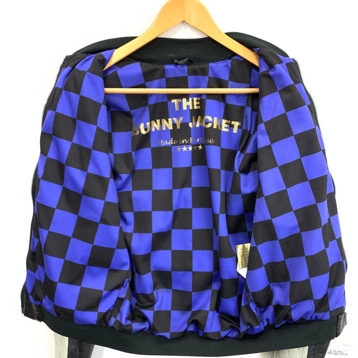 【中古品】【メンズ】 THE BUNNY JACKET レザージャケット アウター ブランド 古着 141-231231-gm-1-fuz サイズ：42 カラー：ブラック 万代Net店