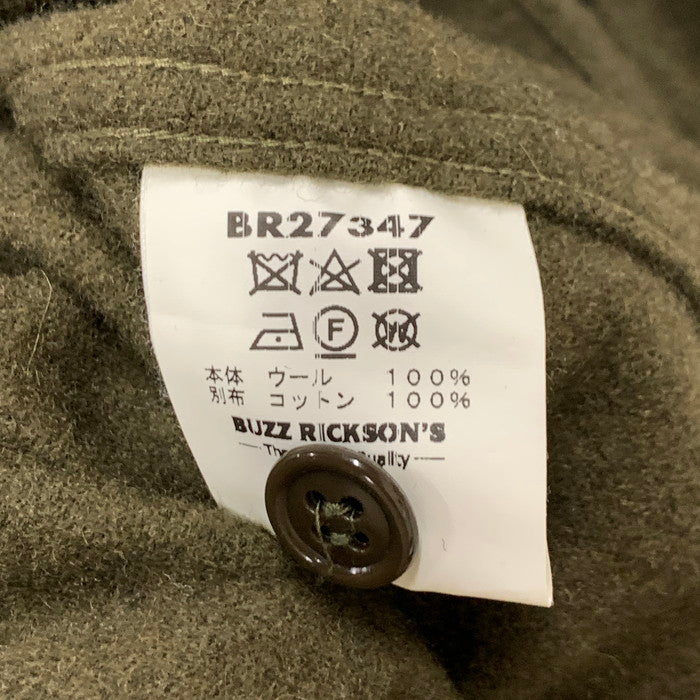 【中古品】【メンズ】 Buzz Rickson's バズリクソンズ BR27347 BUAERO US NAVY SHIRTS FLIGHT WOOLEN ネイビーシャツ 長袖シャツ トップス ブランド 古着 145-231230-gm-25-fuz サイズ：13 カラー：オリーブ 万代Net店