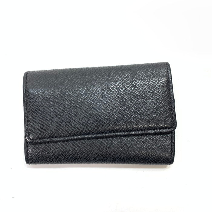 【中古品】【メンズ/レディース】 LOUIS VUITTON ルイ・ヴィトン M30532 タイガ ミュルティクレ 6 アルドワーズ キーケース ブランド 179-231231-gm-40-fuz カラー：ブラック 万代Net店