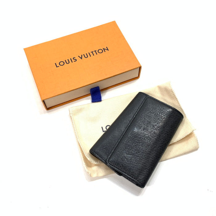 【中古品】【メンズ/レディース】 LOUIS VUITTON ルイ・ヴィトン M30532 タイガ ミュルティクレ 6 アルドワーズ キーケース ブランド 179-231231-gm-40-fuz カラー：ブラック 万代Net店