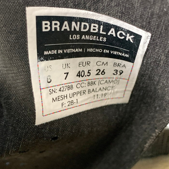 【中古品】【メンズ】 BRANDBLACK ランニングスニーカー シューズ 靴 163-250106-gm-30-fuz サイズ：26cm カラー：ブラック 万代Net店