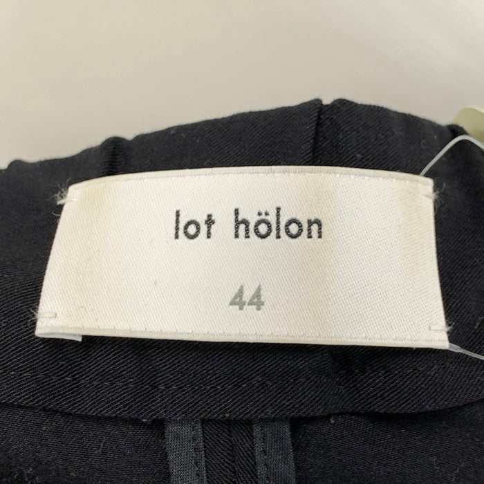 【中古品】【メンズ】 LOT HOLON サルエルパンツ パンツ ボトムス ブランド 古着 151-240213-gm-16-fuz サイズ：44 カラー：ブラック 万代Net店