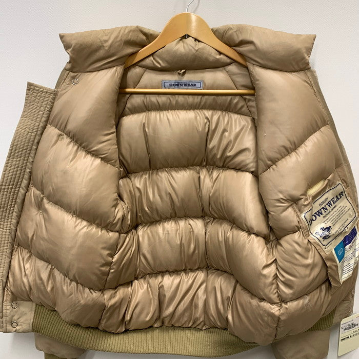 【中古品】【メンズ】 BOBSON ボブソン 33001 DOWN JACKET ダウンジャケット アウター ブランド 古着 146-240203-gm-13-fuz サイズ：M カラー：キャメル 万代Net店