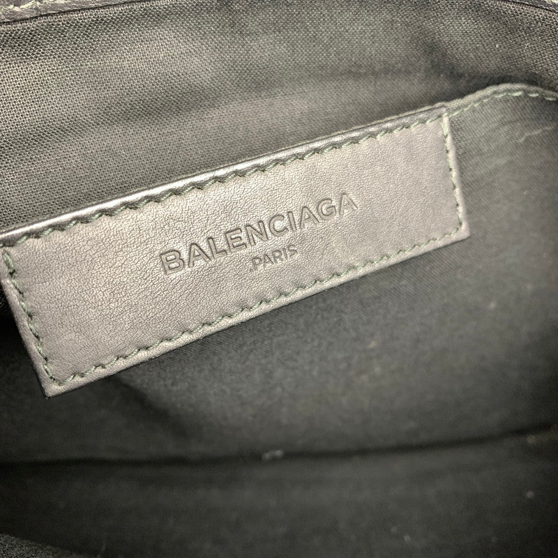 【中古品】【メンズ】 BALENCIAGA バレンシアガ 373834 ネイビー クリップ バッグ 180-240120-ak-12-fuz カラー：ブラック 万代Net店