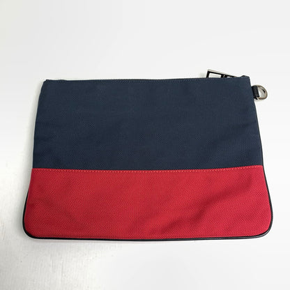 【中古品】【メンズ】 ジミーチュウ WOVEN NYLON CLUTCH BAG クラッチ バッグ 180-240121-ak-2-fuz カラー：ネイビー/レッド 万代Net店