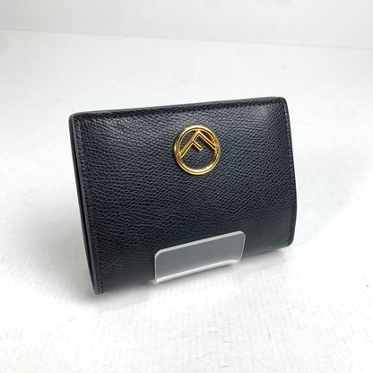 【中古品】【メンズ/レディース】 フェンディ 8M0387-A18B コンパクト ウォレット 2つ折り 財布 181-240121-ak-3-fuz カラー：ブラック 万代Net店