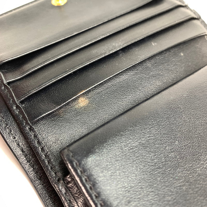 【中古品】【メンズ/レディース】 FENDI フェンディ 8M0387-A18B コンパクト ウォレット 2つ折り 財布 181-240121-ak-3-fuz カラー：ブラック 万代Net店