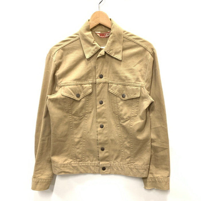 【中古品】【メンズ】 Levi's リーバイス COTTON PIQUE JACKET コットンピケジャケット アウター ブランド 古着 146-240203-gm-11-fuz サイズ：36 カラー：ベージュ 万代Net店