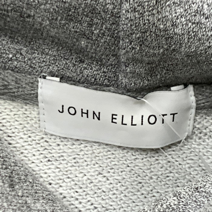 【中古品】【メンズ】 JOHN ELLIOTT 2920900003 PULLOVER HOODIE プルオーバーフーディー パーカー トップス ブランド 古着 141-240129-gm-30-fuz サイズ：4 カラー：グレー 万代Net店