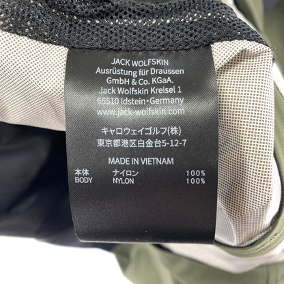 【中古品】【メンズ】  JACK WOLFSKIN ジャック・ウルフスキン 5027611 CLOUDBURST JACKET 144-240131-st-10-fuz サイズ：M カラー：カーキ 万代Net店