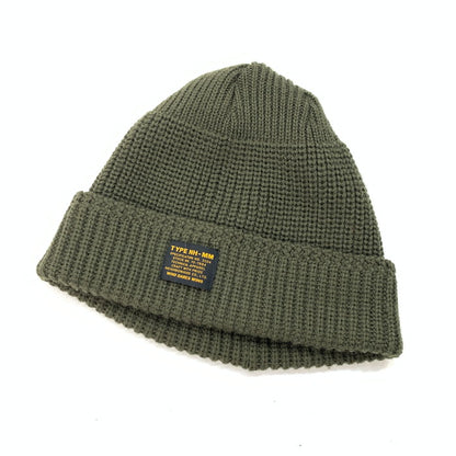 【中古品】【メンズ】 NEIGHBORHOOD ネイバーフッド BEANIE ニットキャップ ブランド 帽子 185-240504-gm-40-fuz サイズ：FREE カラー：カーキ 万代Net店