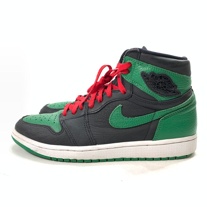 【中古品】【メンズ】 NIKE ナイキ 555088-030 AIR JORDAN 1 RETRO HIGH OG ""BLACK/PINE GREEN"" エアジョーダン1 レトロ ハイ OG ""ブラック/パイングリーン"" シューズ 靴 スニーカー 160-240309-gm-17-fuz サイズ：27.5cm 万代Net店