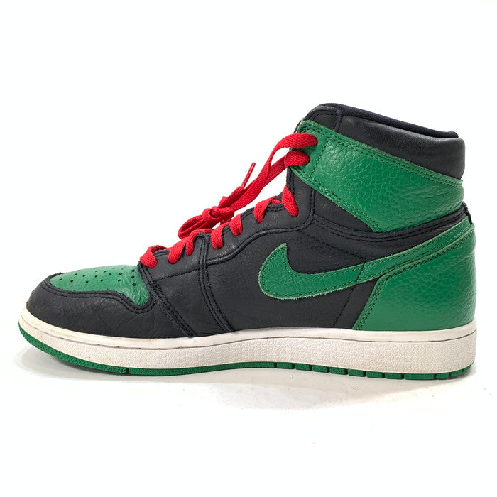 【中古品】【メンズ】 NIKE ナイキ 555088-030 AIR JORDAN 1 RETRO HIGH OG ""BLACK/PINE GREEN"" エアジョーダン1 レトロ ハイ OG ""ブラック/パイングリーン"" シューズ 靴 スニーカー 160-240309-gm-17-fuz サイズ：27.5cm 万代Net店