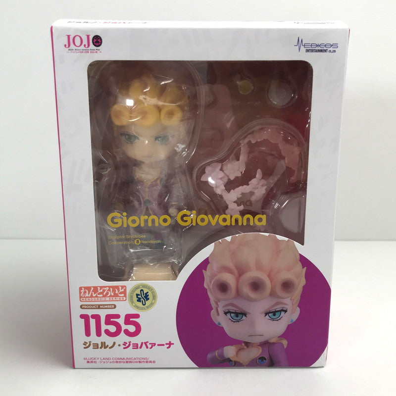 【中古美品】 未開封 ねんどろいど TVアニメ「ジョジョの奇妙な冒険 黄金の風」 ジョルノ・ジョバァーナ フィギュア 箱難有 051-241230-mh-06-fuz 万代Net店