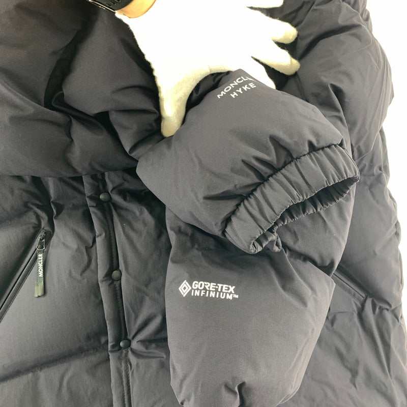 【中古品】【レディース】 MONCLER モンクレール HYKE ALTELS DOWN JACKET ハイク アルテルズ ダウンジャケット 170-240218-st-3-fuz サイズ：2 カラー：ネイビー 万代Net店