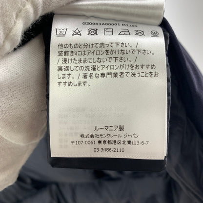 【中古品】【レディース】 MONCLER モンクレール HYKE ALTELS DOWN JACKET ハイク アルテルズ ダウンジャケット 170-240218-st-3-fuz サイズ：2 カラー：ネイビー 万代Net店