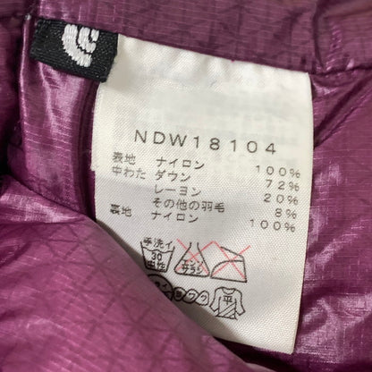 【中古品】【レディース】 THE NORTH FACE ザ・ノースフェイス NDW18104 ACONCAGUA HOODIE ダウンジャケット アウター ブランド 古着 170-240225-gm-6-fuz カラー：パープル 万代Net店