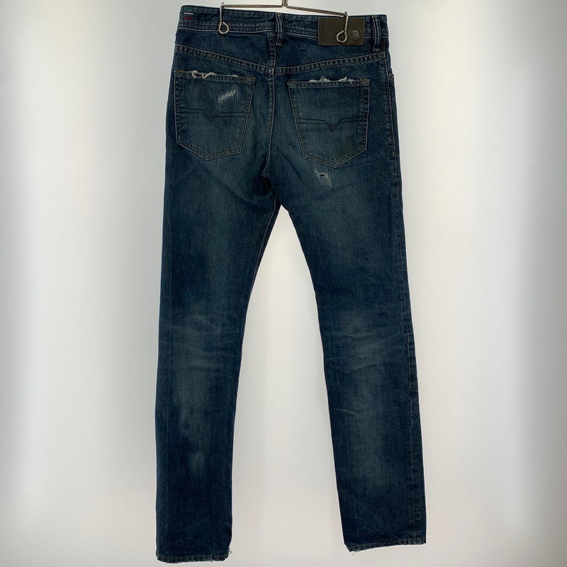 【中古品】【メンズ】 DIESEL ディーゼル デニムパンツ 152-240319-st-7-fuz サイズ：w27 カラー：ネイビー 万代Net店