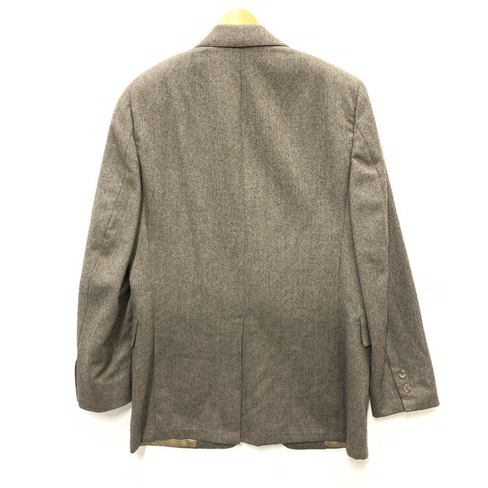【中古品】【メンズ】 Brooks Brothers ブルックスブラザーズ ヘリンボーンテーラードジャケット アウター ブランド 古着 146-240302-gm-24-fuz サイズ：不明 カラー：ブラウン 万代Net店