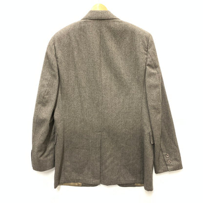 【中古品】【メンズ】 Brooks Brothers ブルックスブラザーズ ヘリンボーンテーラードジャケット アウター ブランド 古着 146-240302-gm-24-fuz サイズ：不明 カラー：ブラウン 万代Net店