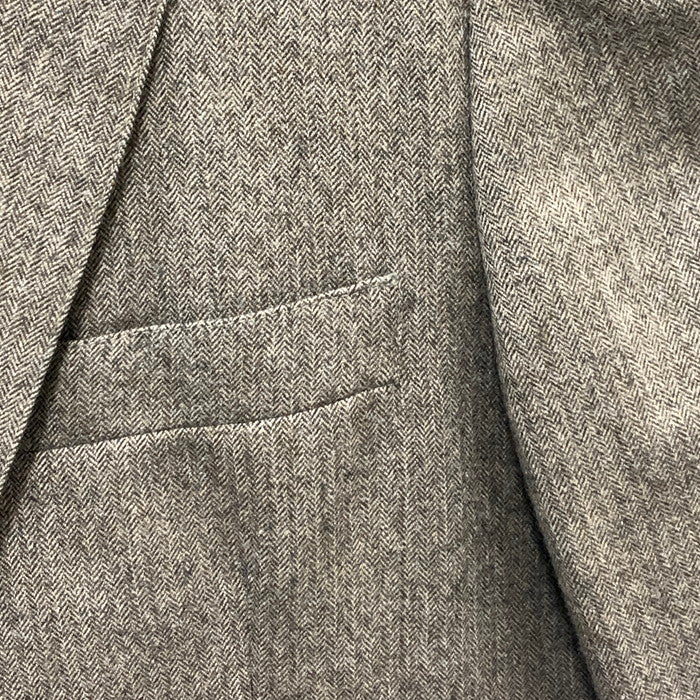 【中古品】【メンズ】 Brooks Brothers ブルックスブラザーズ ヘリンボーンテーラードジャケット アウター ブランド 古着 146-240302-gm-24-fuz サイズ：不明 カラー：ブラウン 万代Net店
