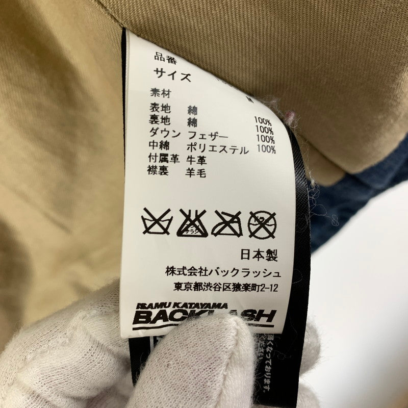 【現状渡し品】【メンズ】 ISAMUKATAYAMA BACKLASH イサムカタヤマバックラッシュ 1393-01 13AW ユーズド加工デニムベスト 140-240303-st-13-fuz サイズ：M カラー：ブルー 万代Net店