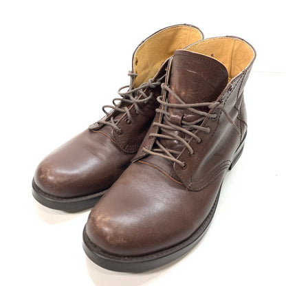 【中古品】【メンズ】 ROTAR ローター PLAIN TOE BOOT プレーントゥ ブーツ シューズ 靴 164-250103-gm-36-fuz サイズ：S カラー：ブラウン 万代Net店