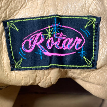 【中古品】【メンズ】 ROTAR ローター PLAIN TOE BOOT プレーントゥ ブーツ シューズ 靴 164-250103-gm-36-fuz サイズ：S カラー：ブラウン 万代Net店