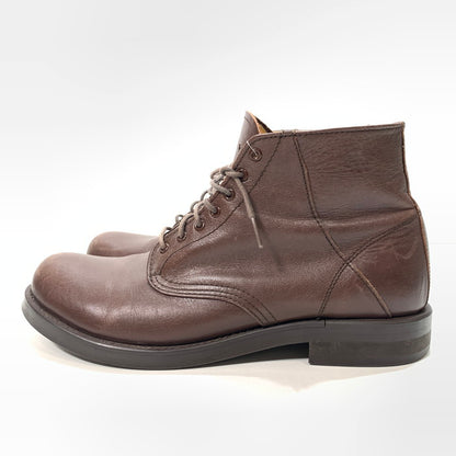 【中古品】【メンズ】 ROTAR ローター PLAIN TOE BOOT プレーントゥ ブーツ シューズ 靴 164-250103-gm-36-fuz サイズ：S カラー：ブラウン 万代Net店