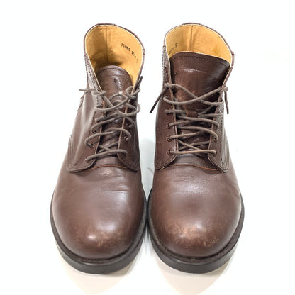 【中古品】【メンズ】 ROTAR ローター PLAIN TOE BOOT プレーントゥ ブーツ シューズ 靴 164-250103-gm-36-fuz サイズ：S カラー：ブラウン 万代Net店