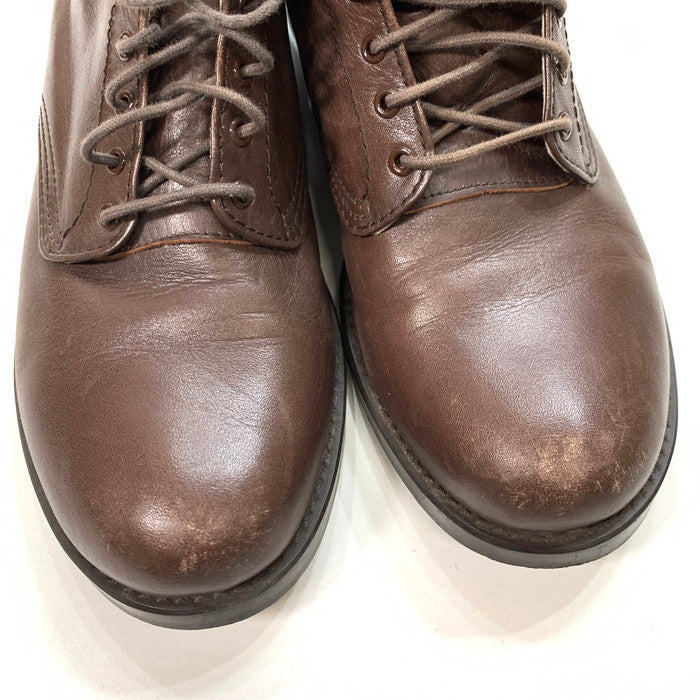 【中古品】【メンズ】 ROTAR ローター PLAIN TOE BOOT プレーントゥ ブーツ シューズ 靴 164-250103-gm-36-fuz サイズ：S カラー：ブラウン 万代Net店