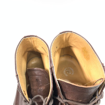 【中古品】【メンズ】 ROTAR ローター PLAIN TOE BOOT プレーントゥ ブーツ シューズ 靴 164-250103-gm-36-fuz サイズ：S カラー：ブラウン 万代Net店