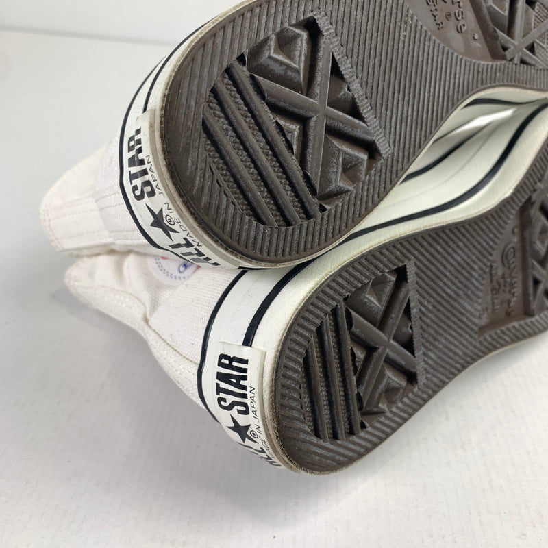 【中古品】【レディース】 CONVERSE ALLSTAR コンバース オールスター J HI ジャパン ハイ スニーカー 靴 166-260127-mh-03-fuz サイズ：24cm カラー：ホワイト 万代Net店