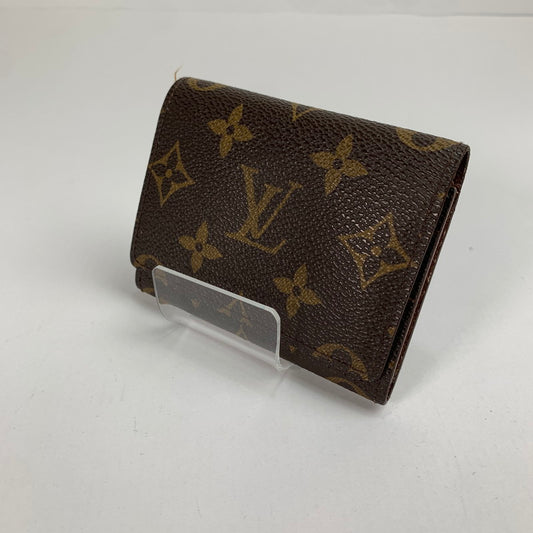 【中古品】【メンズ/レディース】 LOUIS VUITTON ルイ・ヴィトン M62920 モノグラム アンヴェロップ カルト ドゥ ヴィジット カードケース 179-240313-st-11-fuz カラー：ブラウン 万代Net店