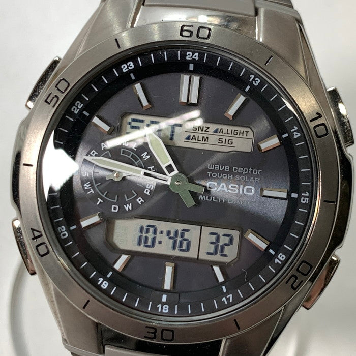 【中古品】【メンズ】 CASIO カシオ WVA-M650T WAVE CEPTOR 電波ソーラー 腕時計 ブランド 197-241109-gm-28-fuz 万代Net店