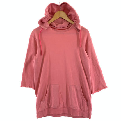 【中古品】【メンズ】 RESONATE GOODENOUGH リゾネイト グッドイナフ SWEATER 7分袖 ジップ パーカー フーディー 142-261020-vt-92-fuzh サイズ：L カラー：ピンク 万代Net店