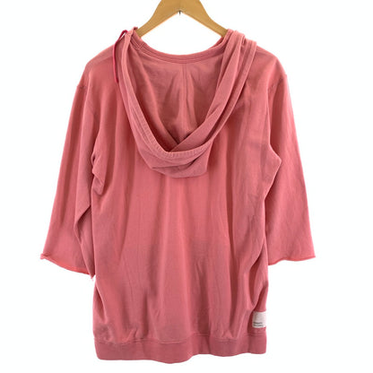 【中古品】【メンズ】 RESONATE GOODENOUGH リゾネイト グッドイナフ SWEATER 7分袖 ジップ パーカー フーディー 142-261020-vt-92-fuzh サイズ：L カラー：ピンク 万代Net店