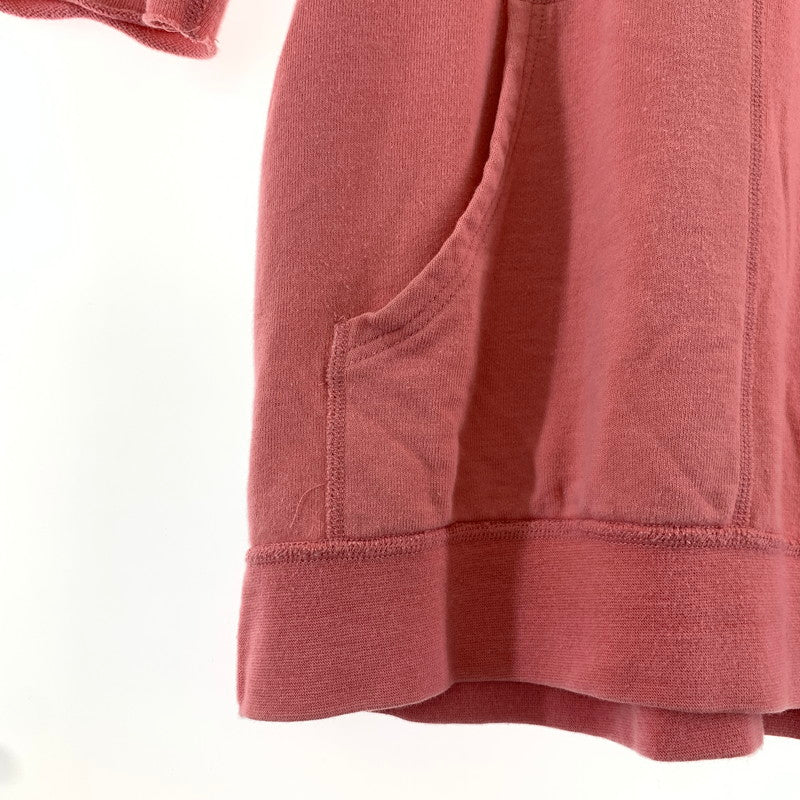 【中古品】【メンズ】 RESONATE GOODENOUGH リゾネイト グッドイナフ SWEATER 7分袖 ジップ パーカー フーディー 142-261020-vt-92-fuzh サイズ：L カラー：ピンク 万代Net店